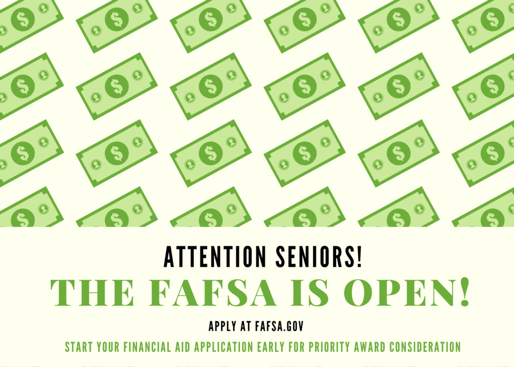 FAFSA is Open!