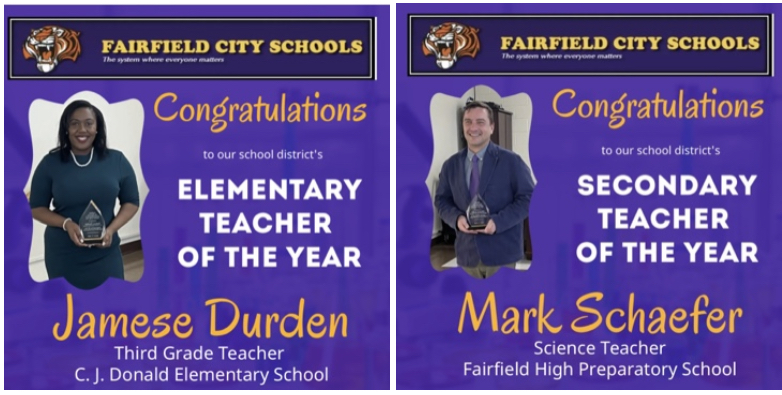 District-wide Teachers of the Year