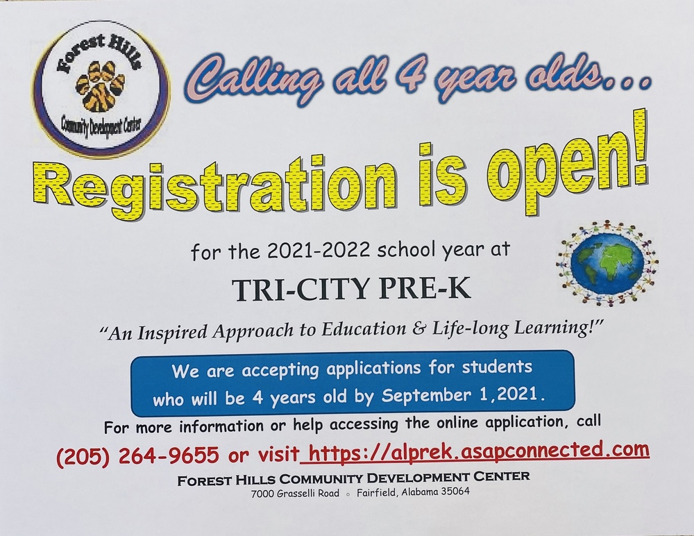 Tri-City Pre-K Pre-Registration Is Now Open