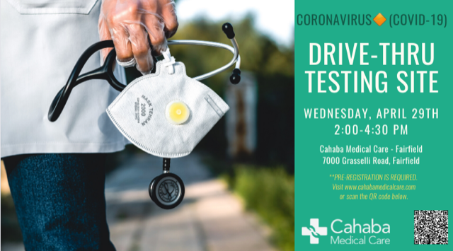 Instructions for COVID-19 testing in Fairfield