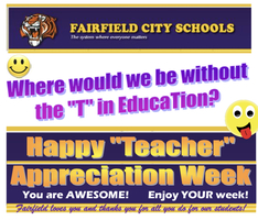 Thank you, Teachers! We appreciate all you do!