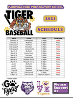 2021 Baseball Schedule