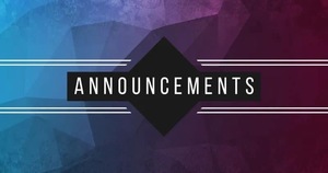 Announcements -January 10th