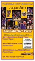 Reginald “RJ” Perry ends the season with top honors