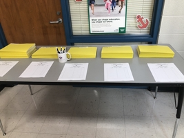 Student work is ready for pickup!!