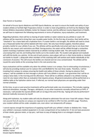 Important letters of compliance