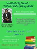 Join us for our Virtual Literacy Night! Literacy Matters!