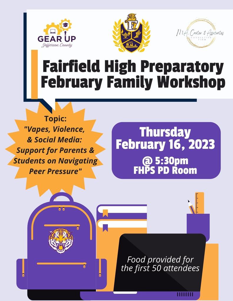 FHPS February Family Workshop