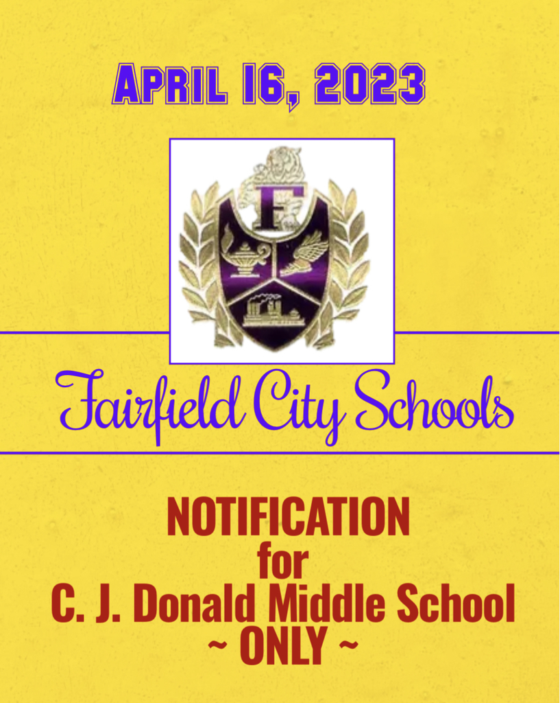 It is with - Fairfield City Schools - Fairfield, Al